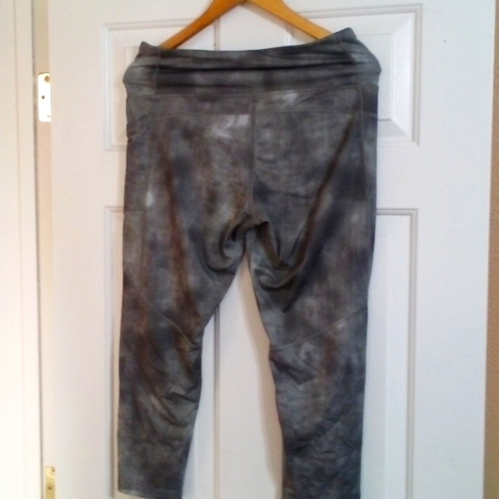 Gray tie dye champion sweats size large